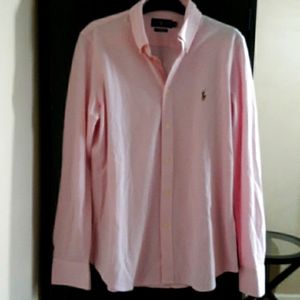 RALPH LAUREN knit oxford shirt, great condition.